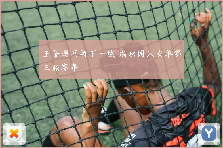 王蔷澳网再下一城 成功闯入女单第三轮赛事